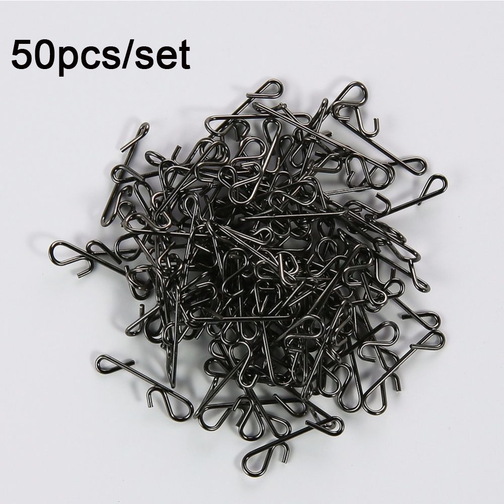 Monofilament Line - 50 шт., рыболовные соединители из нержавеющей