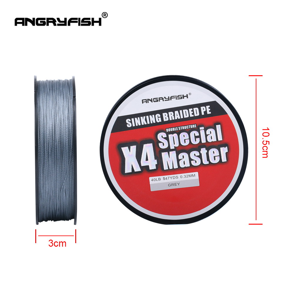 Angryfish X4 500M Master Serie – обзор и цена Braided Line